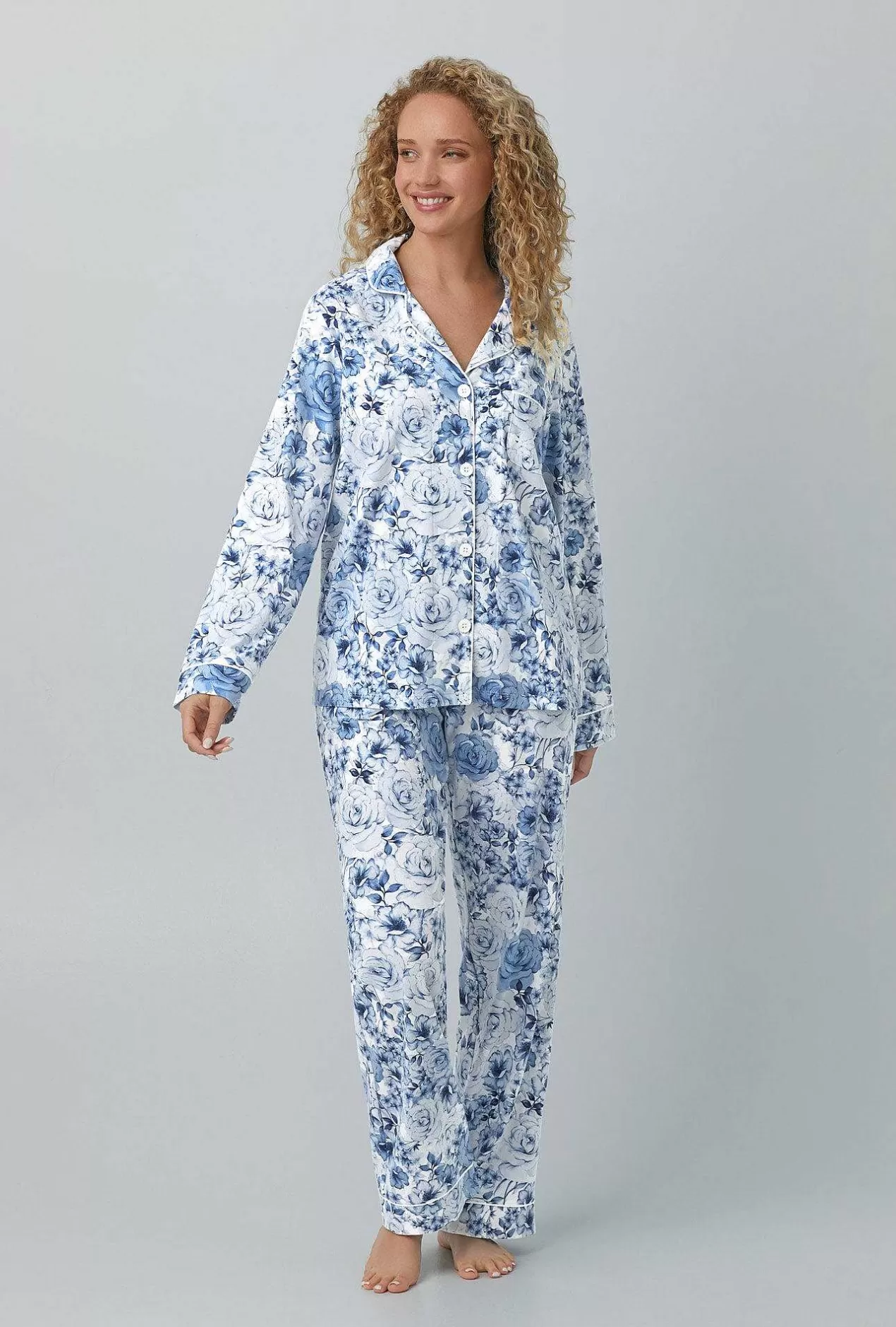 Long Sleep Sets*Bedhead Pajamas Eternal Blooms Long Sleeve Classic Stretch Jersey Pj Set