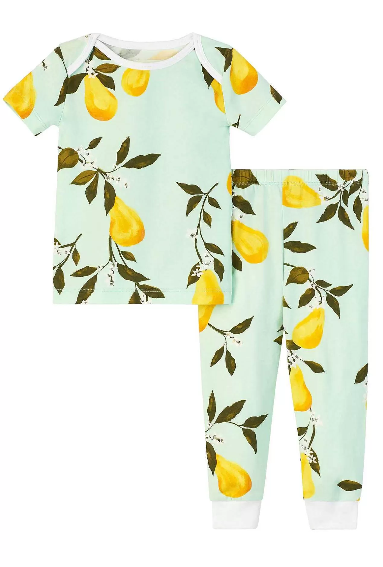 Mother'S Day*Bedhead Pajamas Pear Tree Short Sleeve Stretch Jersey Boo Boo Pj Set