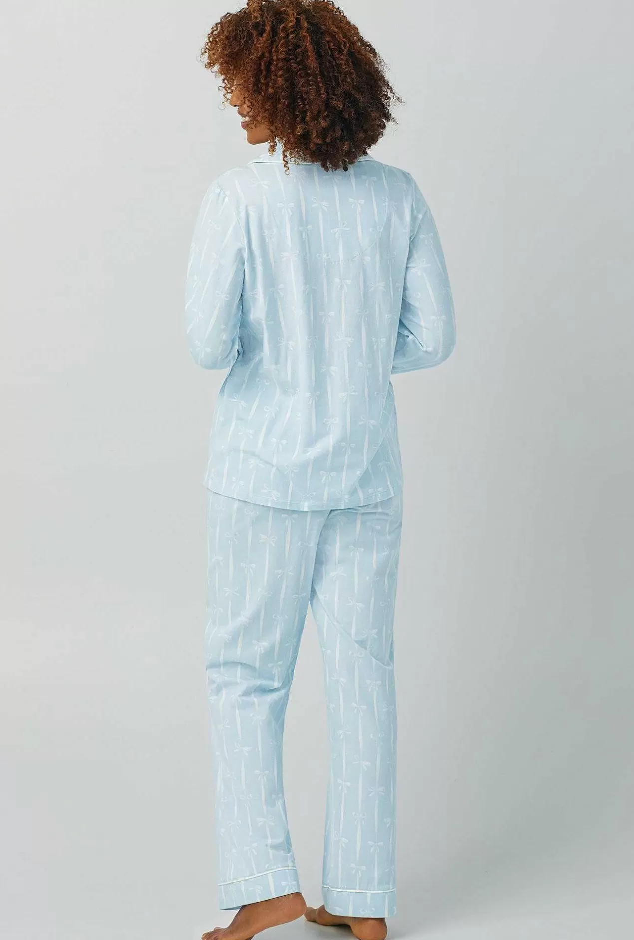 Bridal Shop*Bedhead Pajamas Tying The Knot Long Sleeve Classic Stretch Jersey Pj Set